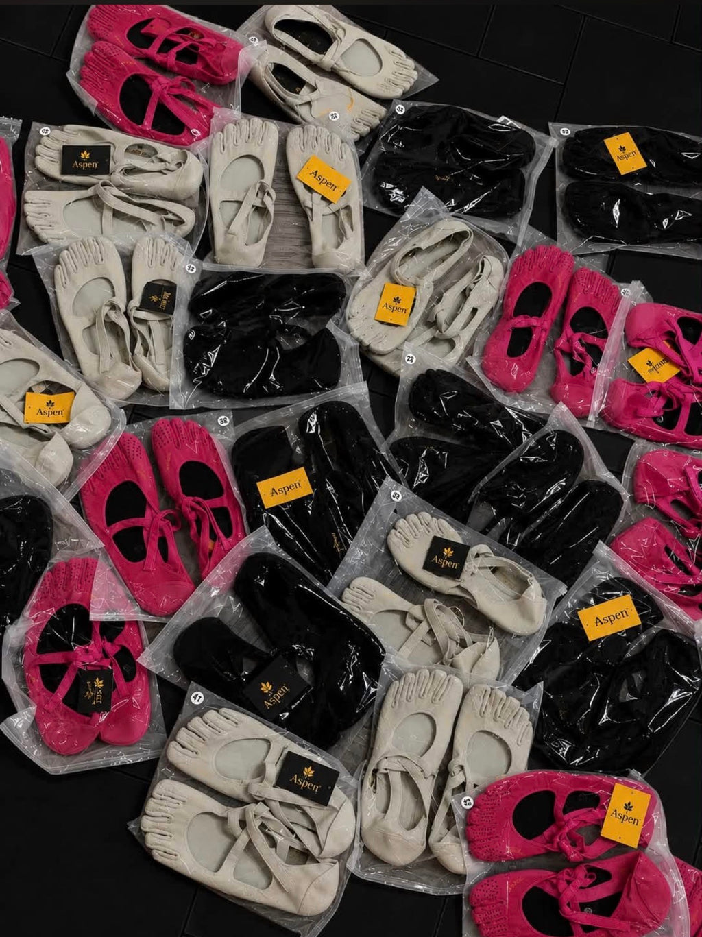 Finger shoes by Aspen